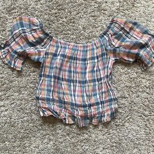 Plaid Crop Top from American Eagle. Size Small.